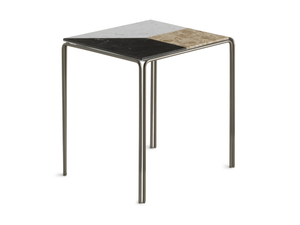 RAGTIME - Square marble high side table _ Casamania & Horm